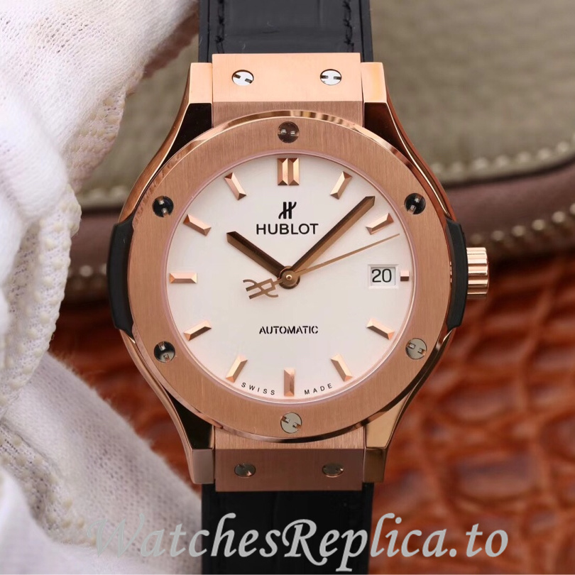 Hublot Replica 511.zp Leather strap 42MM - Replica Watches Shop