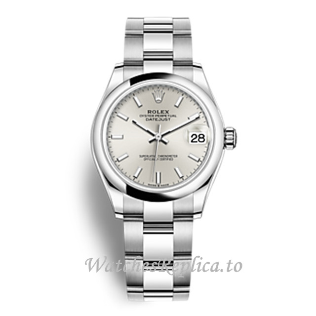 Replica Rolex Datejust m278240-0005 31MM Stainless Steel strap Ladies Watch - Replica Watches Shop