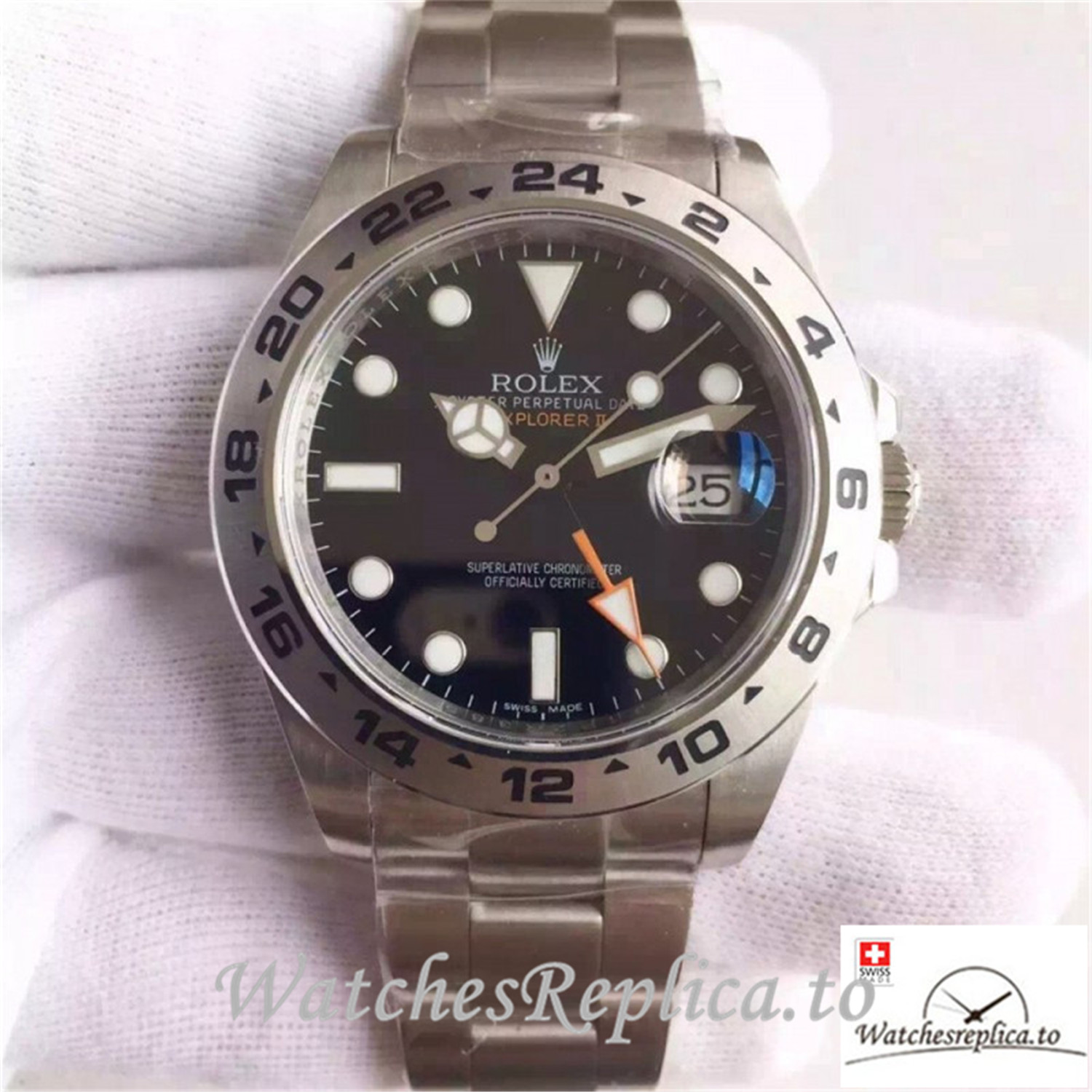 Swiss Rolex Explorer II Replica 216570 002 Stainless Steel Strap 42MM - Replica Watches Shop