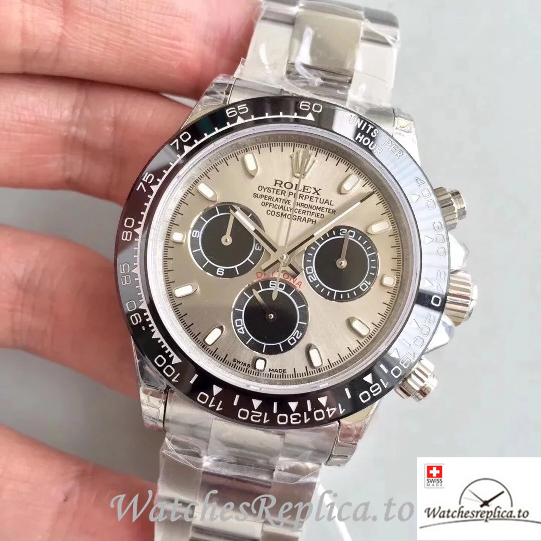 Swiss Rolex Daytona Replica 116519LN-0024 Stainless steel strap 40MM - Replica Watches Shop