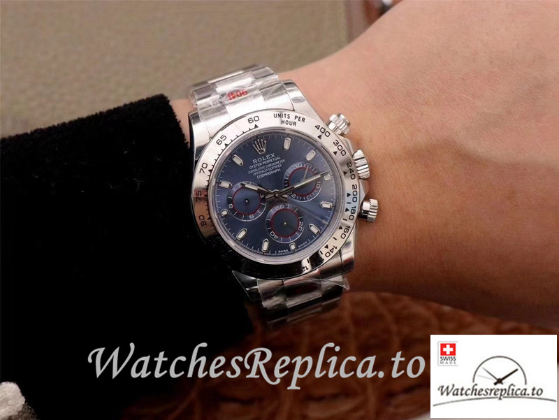 Swiss Rolex Daytona Cosmograph Replica 116509-78599 Silver Strap 40MM - Replica Watches Shop