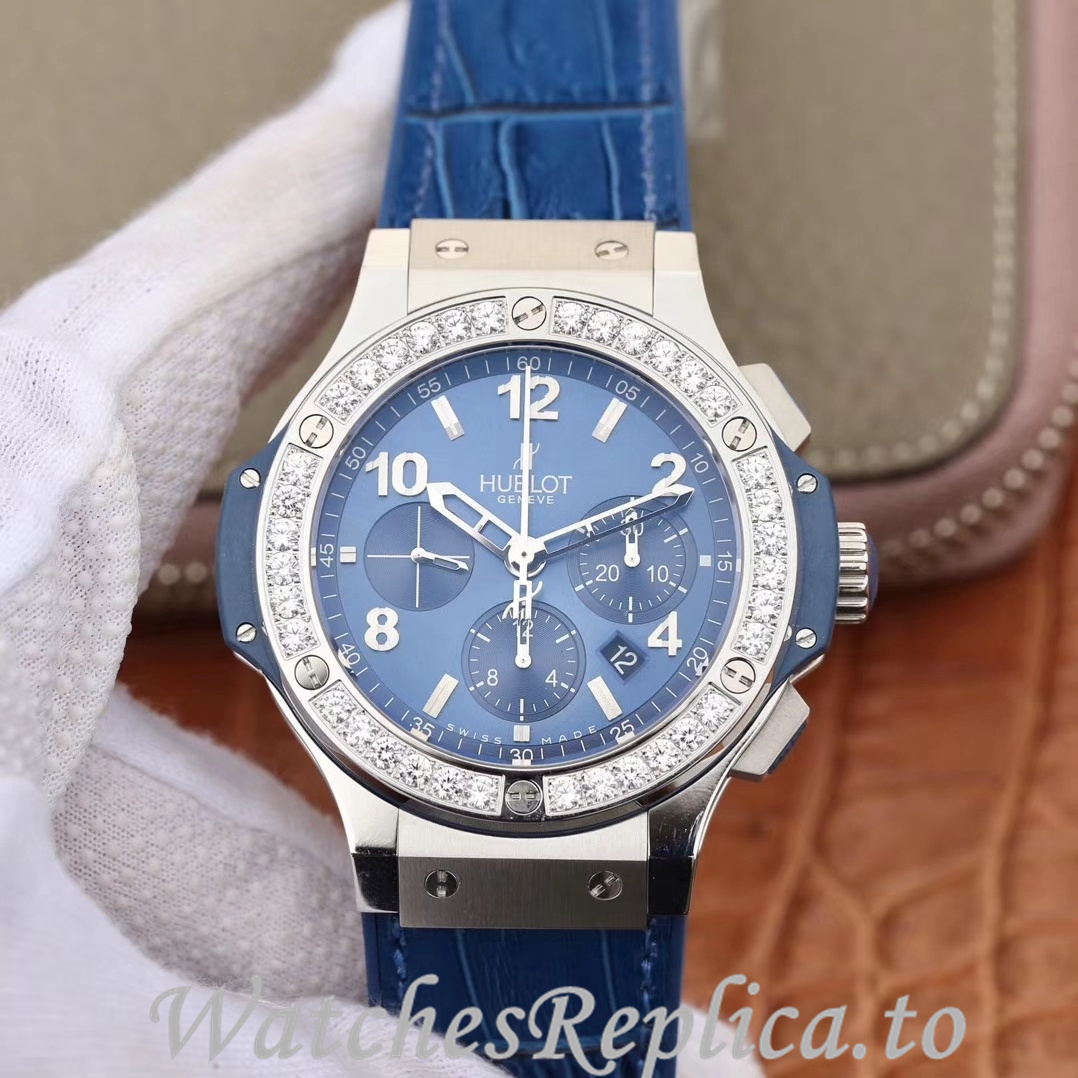 Hublot Replica Big Bang Leather strap 44MM - Replica Watches Shop