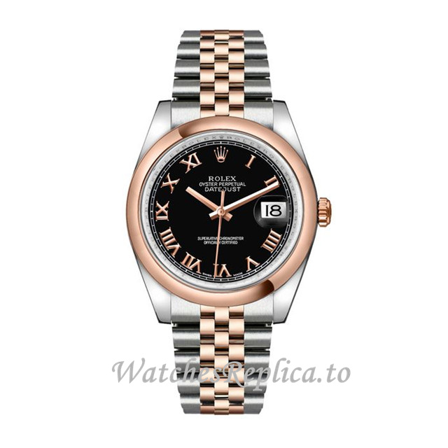Replica Rolex Datejust 116201-16 36MM Stainless steel strap Mens Watch - Replica Watches Shop