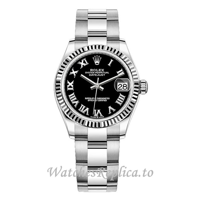 Replica Rolex Datejust m278274-0001 31MM Stainless steel strap Ladies Watch - Replica Watches Shop