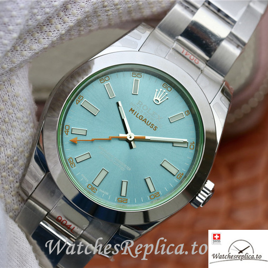Swiss Rolex Milgauss 116400-GV-72400 Stainless steel strap 40MM - Replica Watches Shop