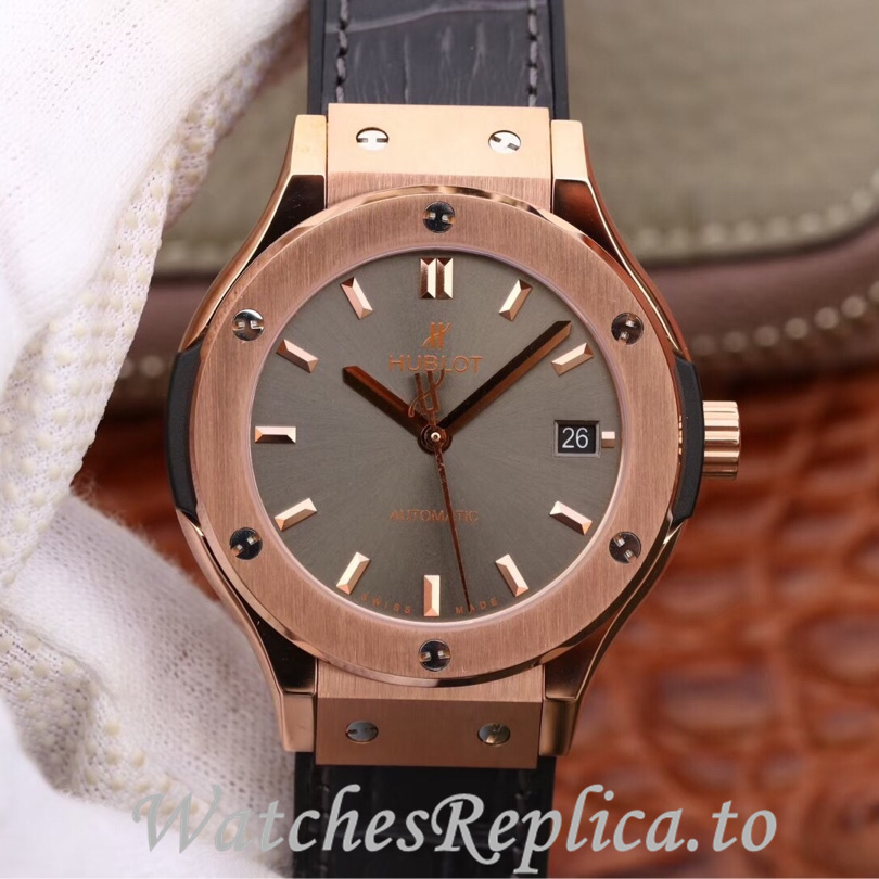 Hublot Replica 511.zp Leather strap 42MM - Replica Watches Shop