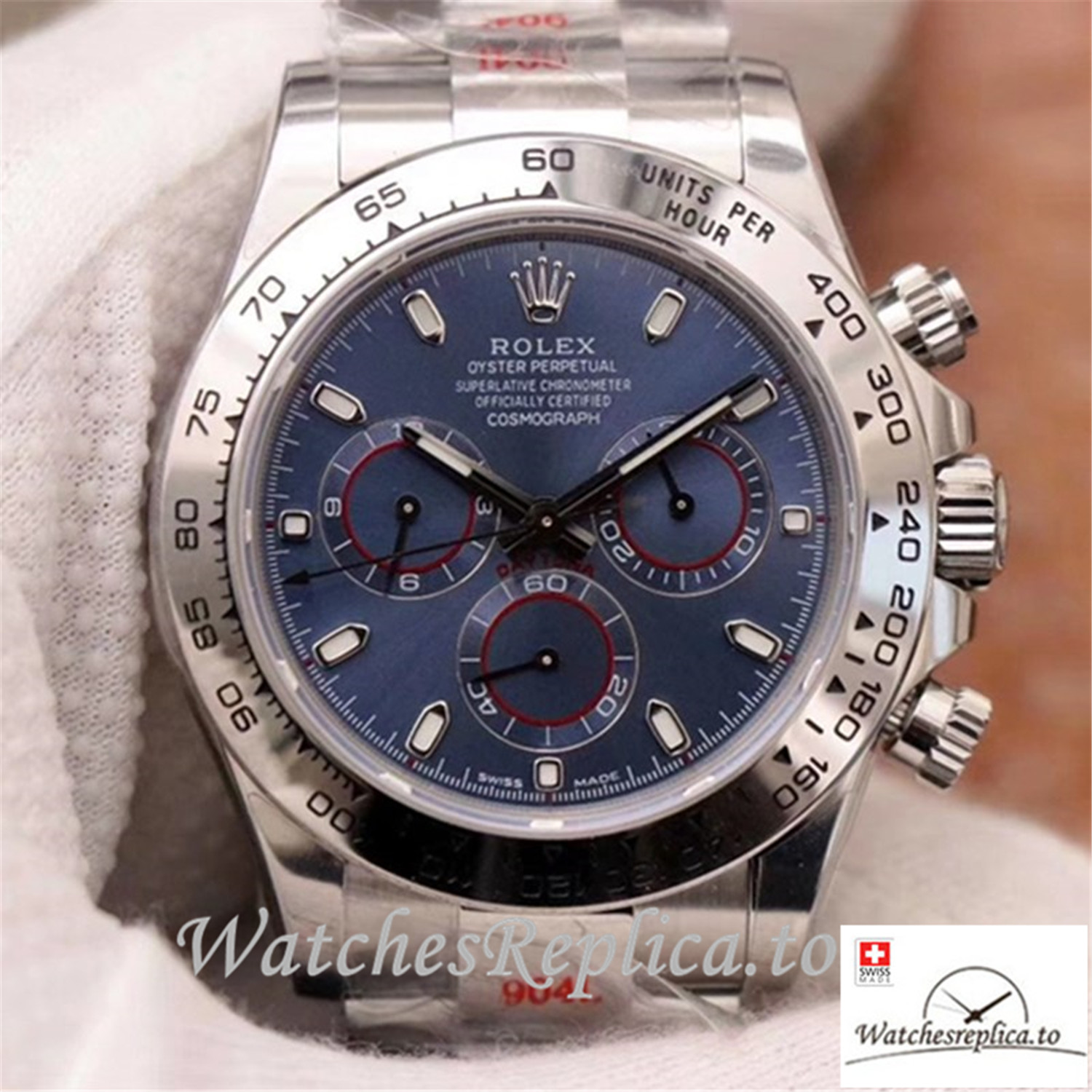Swiss Rolex Daytona Cosmograph Replica 116509-78599 Silver Strap 40MM - Replica Watches Shop