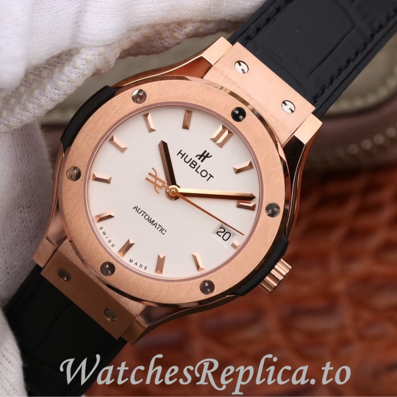 Hublot Replica 511.zp Leather strap 42MM - Replica Watches Shop