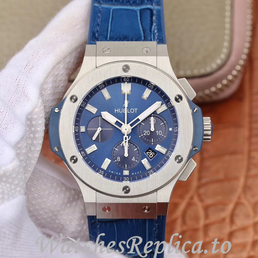 Hublot Replica Big Bang Leather strap 44MM - Replica Watches Shop