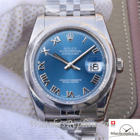 Swiss Rolex Datejust Replica 116200 Stainless steel strap strap 36MM - Replica Watches Shop