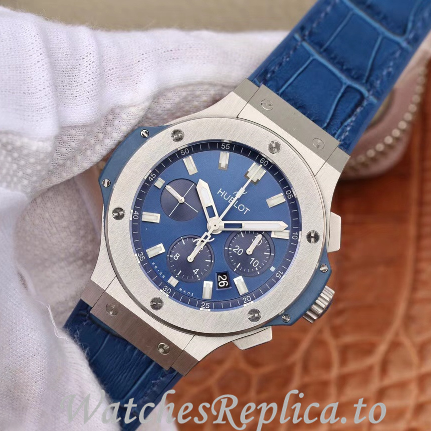 Hublot Replica Big Bang Leather strap 44MM - Replica Watches Shop