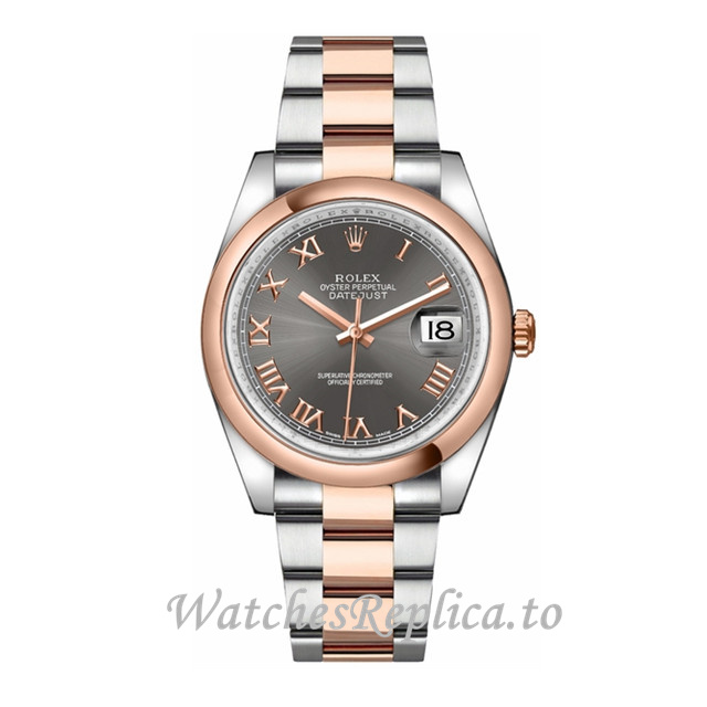 Replica Rolex Datejust 116201-1 36MM Stainless steel strap Mens Watch - Replica Watches Shop