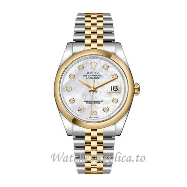 Replica Rolex Datejust 116203-21 36MM Stainless steel strap Mens Watch - Replica Watches Shop
