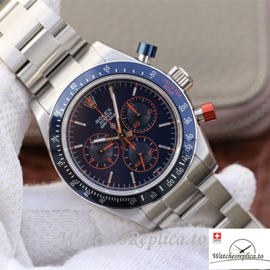 Swiss Rolex Daytona Replica Cool hand Brooklyn Stainless steel strap 40MM - Replica Watches Shop