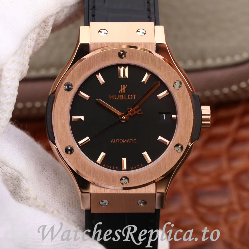 Hublot Replica 511.zp Leather strap 42MM - Replica Watches Shop