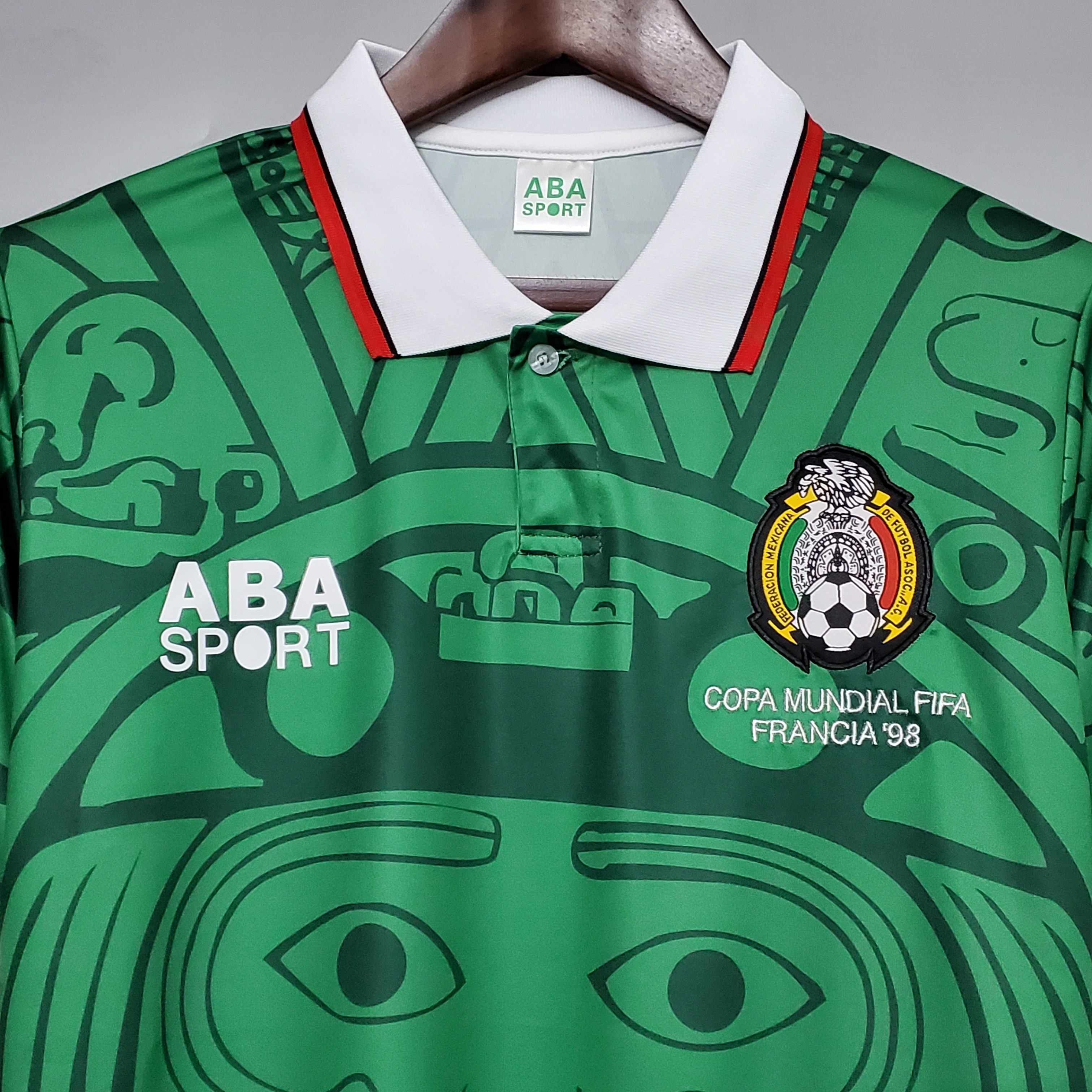 1998 Mexico Retro  home Football Shirt