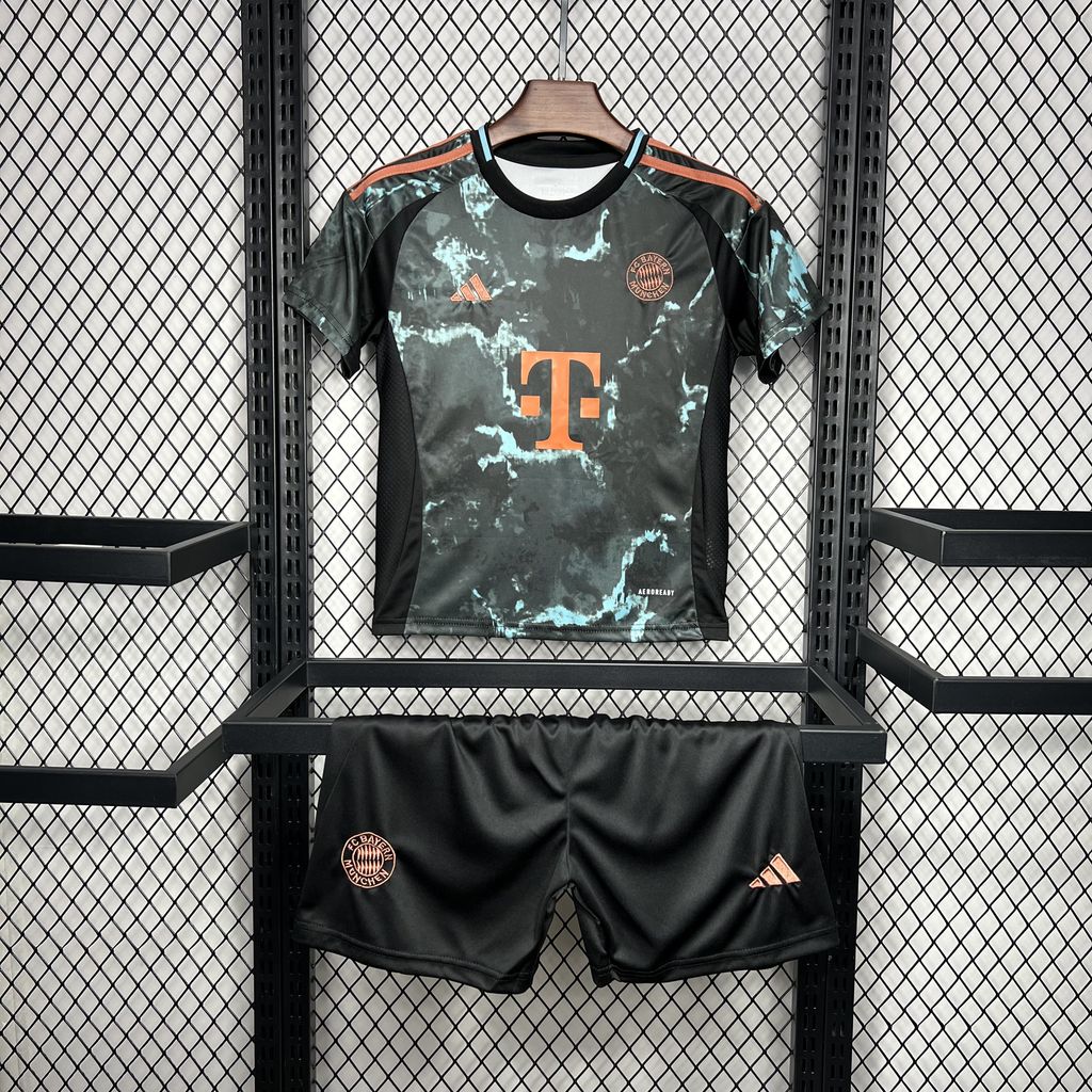 2024/2025 Bayern Munchen Away Football Shirt Kids Size