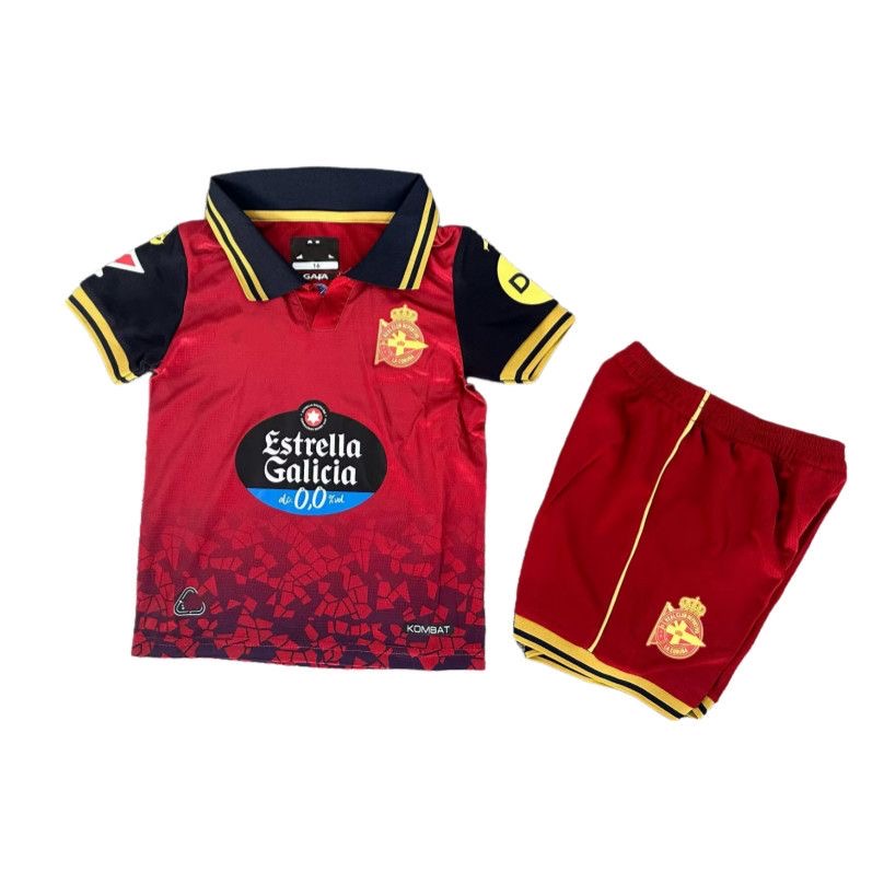 2025/2026 Deportivo de La Coruna Away Football Shirt Kids Size 1:1 Thai Quality