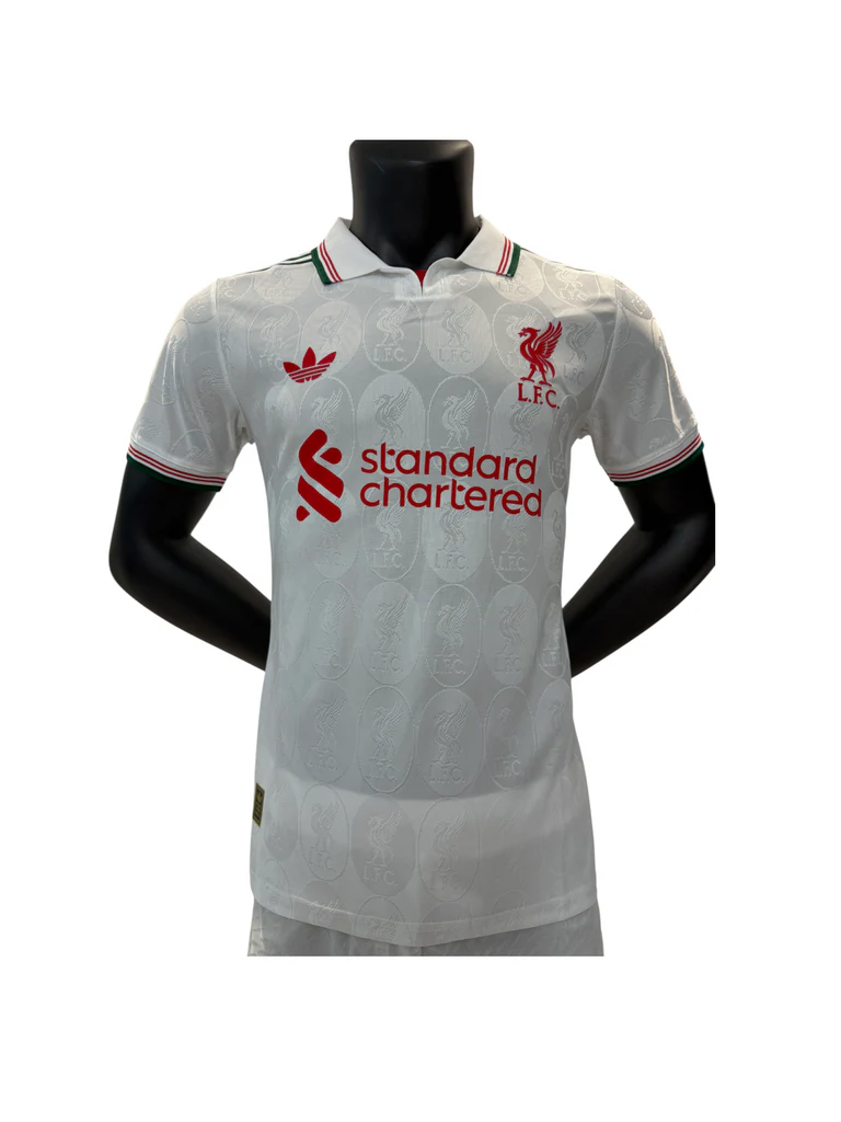 2025/2026 Player Version Liverpool White Special Edition Jersey 1:1 Thai Quality