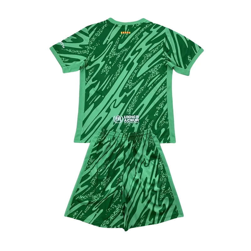 2024/2025 Barcelona Goalkeeper Football Shirt Kids Size