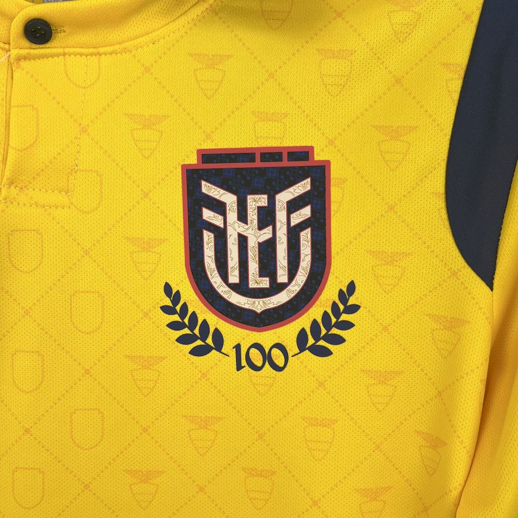2025 Ecuador Home Football Shirt 1:1 Thai Quality