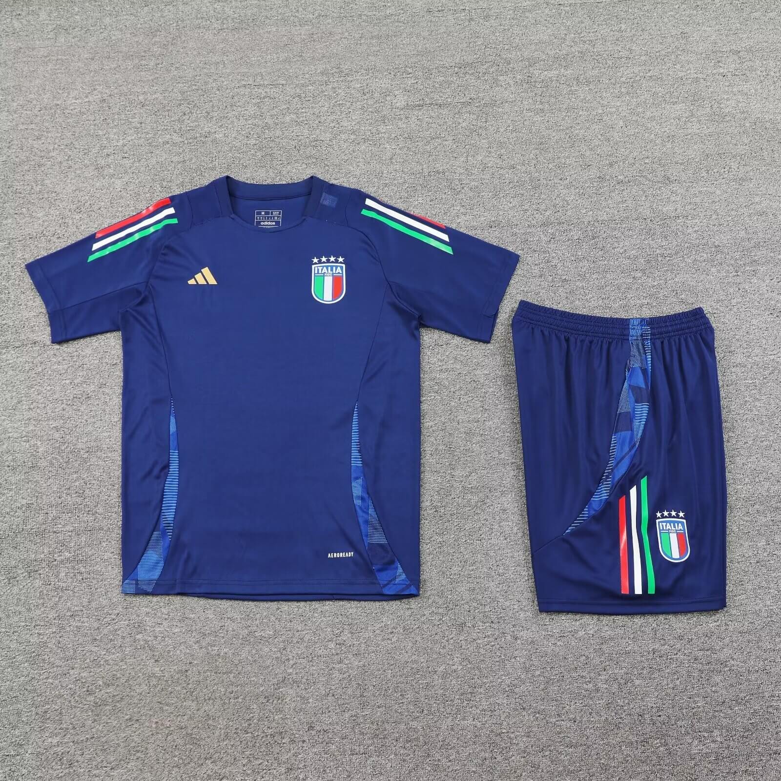 2024/2025 Italy Training Wear Blue Suit Shirt