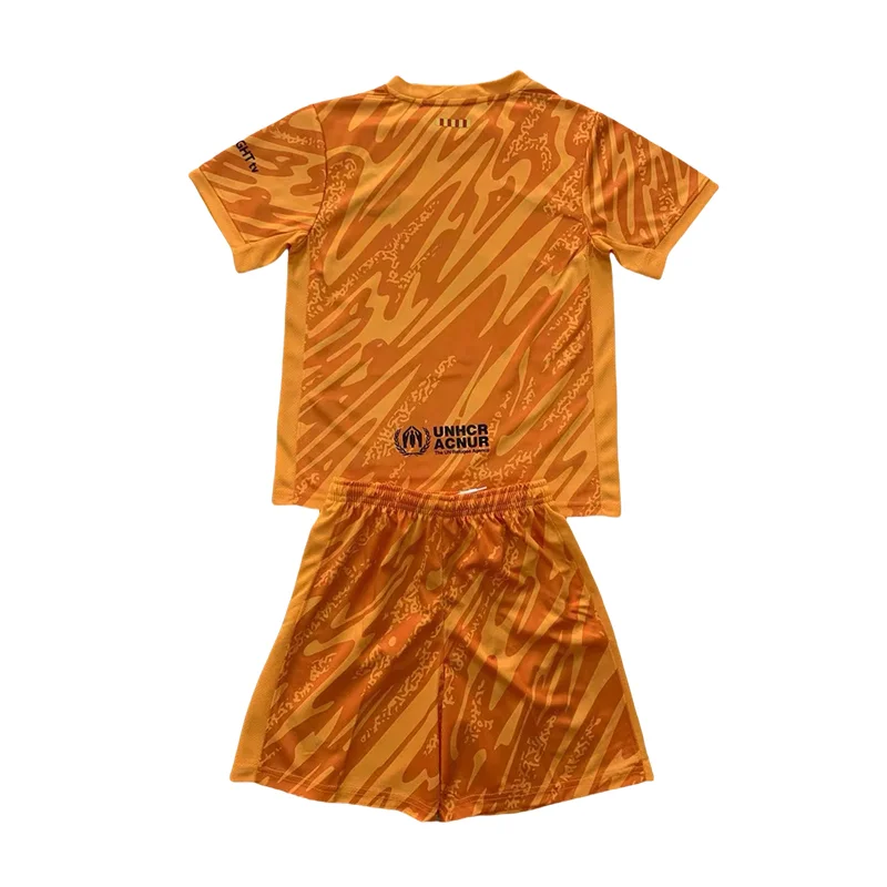 2024/2025 Barcelona Goalkeeper Football Shirt Kids Size