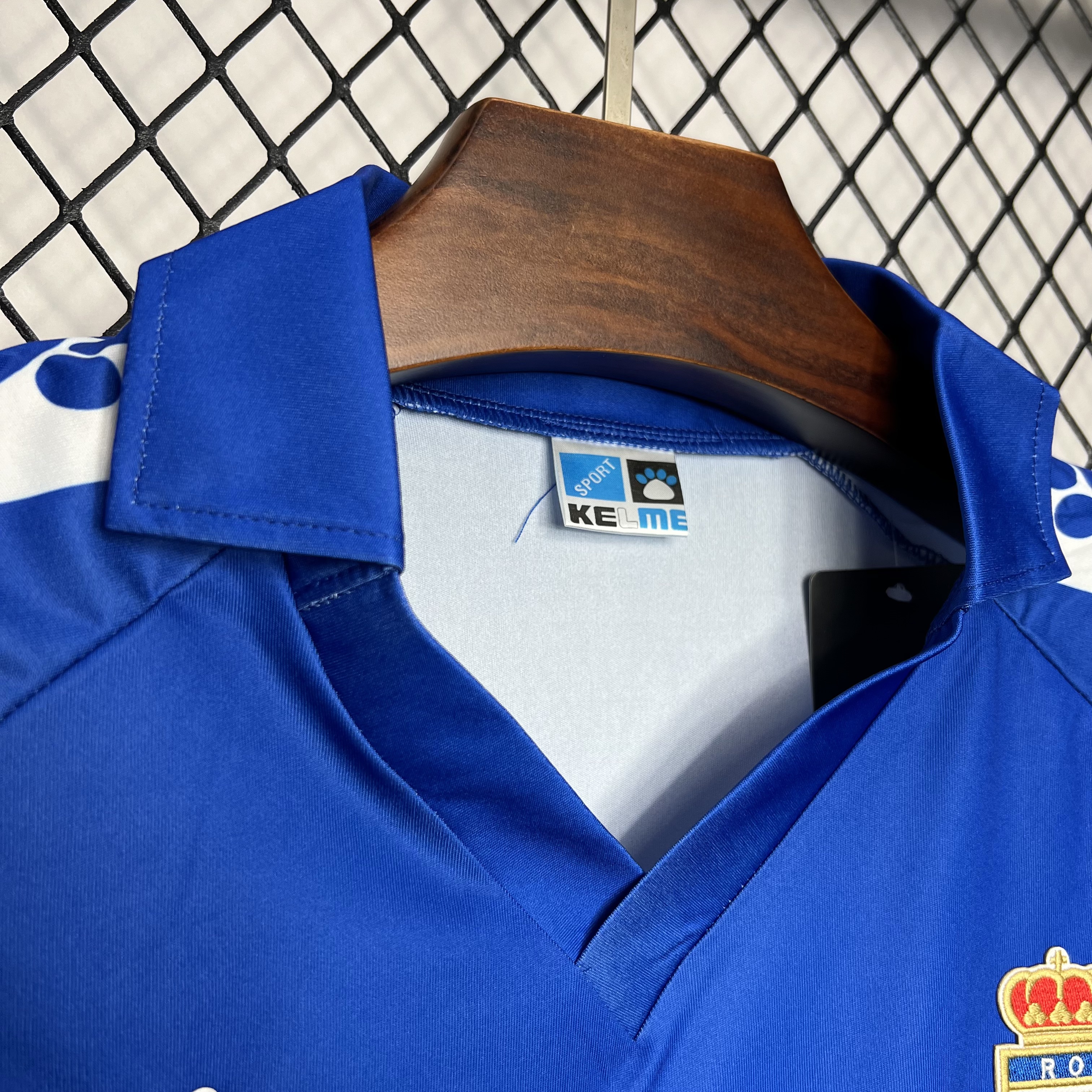 1990/1991 Retro Real Oviedo Vetusta Home Football Shirt