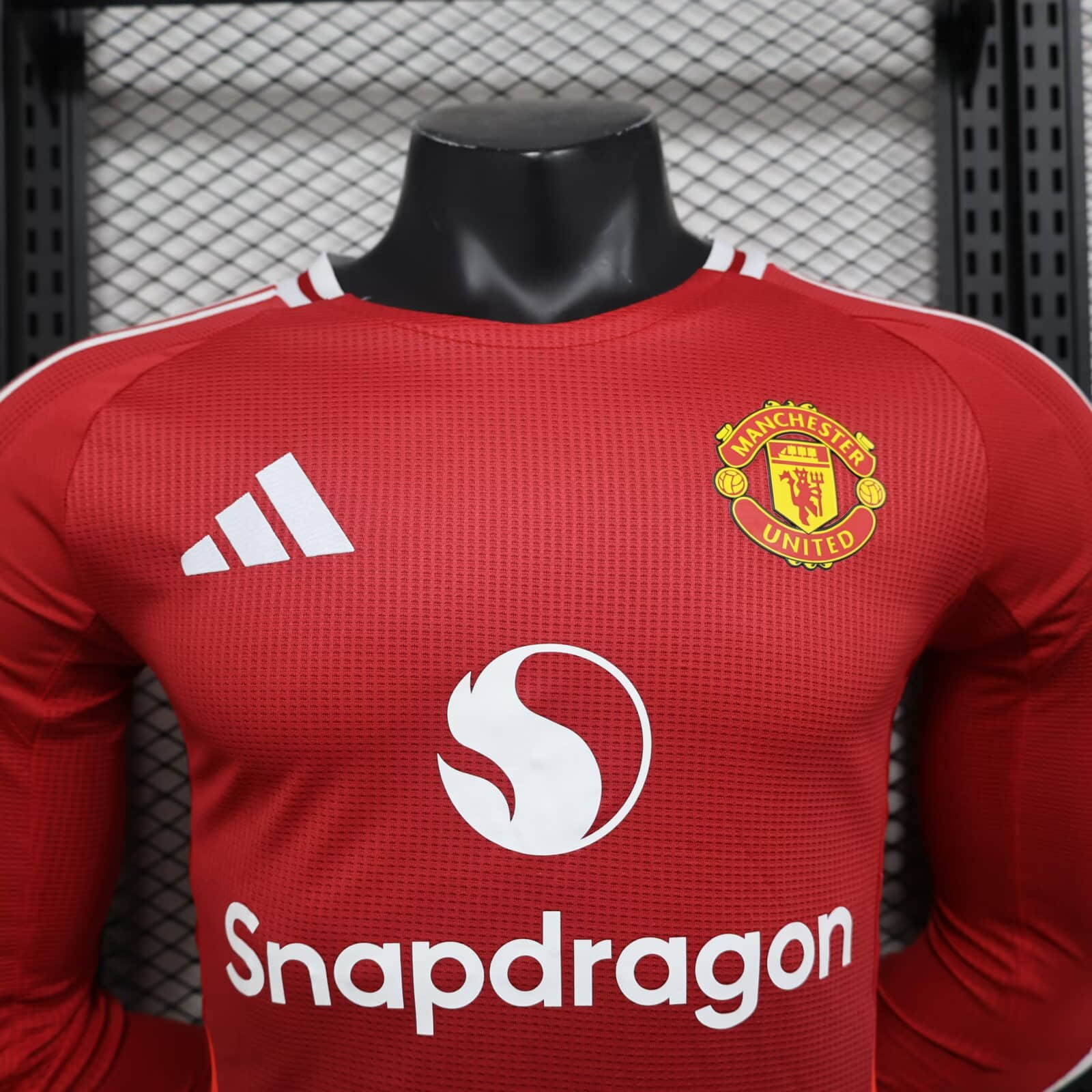 2024/2025 Long Sleeve Player Version Manchester United Home Football Shirt