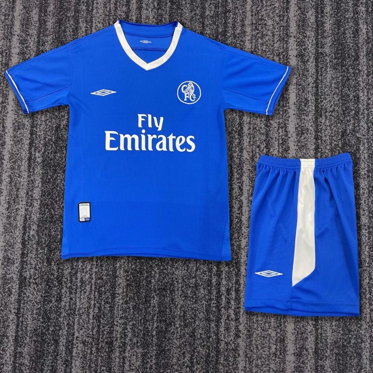 2003/2005 Retro Chelsea Home FootballShirt Kids Size 1:1 Thai Quality