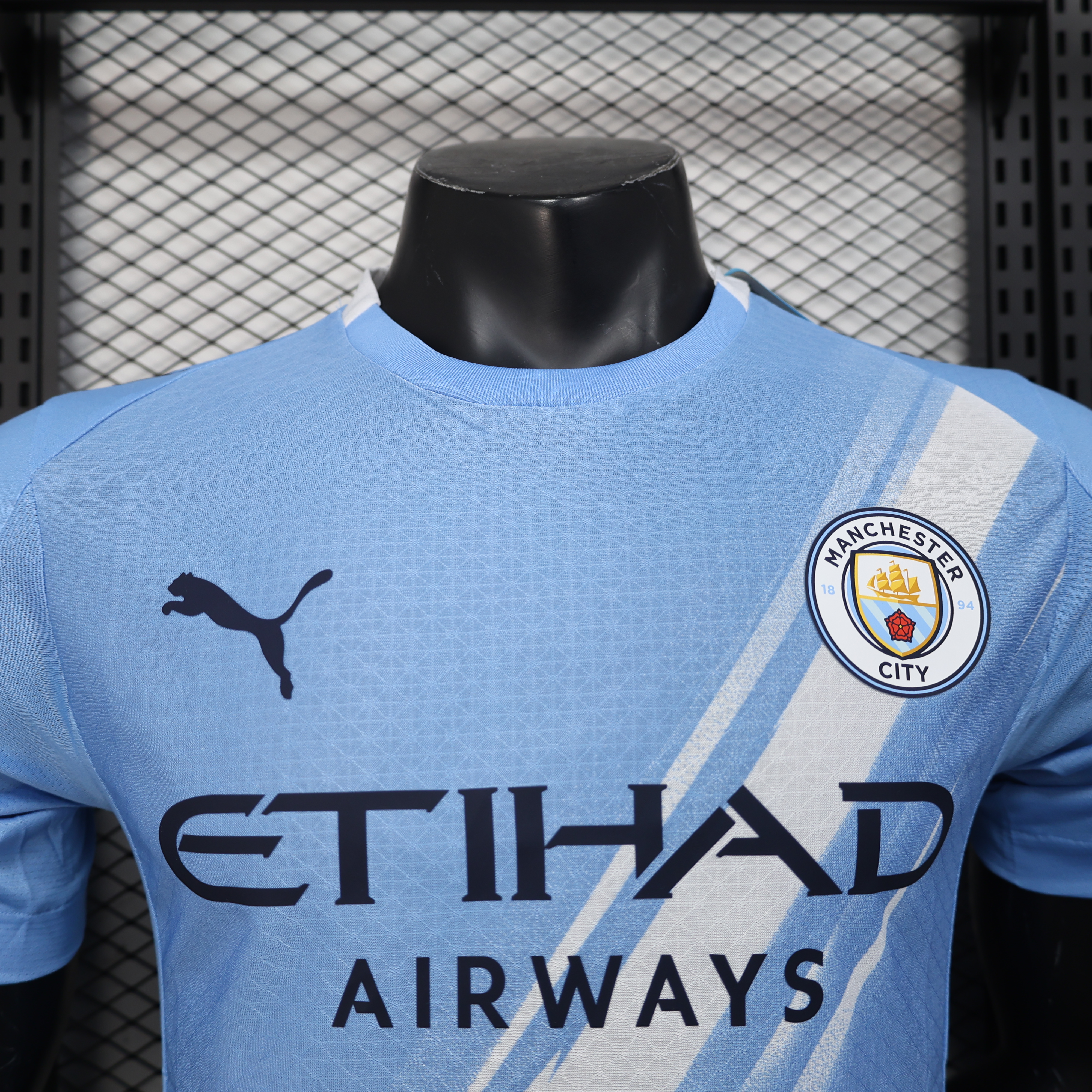 2025/2026 Player Version Manchester City Home  Football Shirt