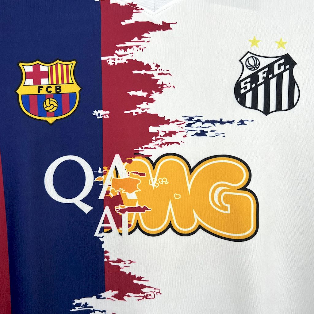 2025/2026 Barcelona/Santos SpecialEdition Football Shirt 1:1 Thai Quality