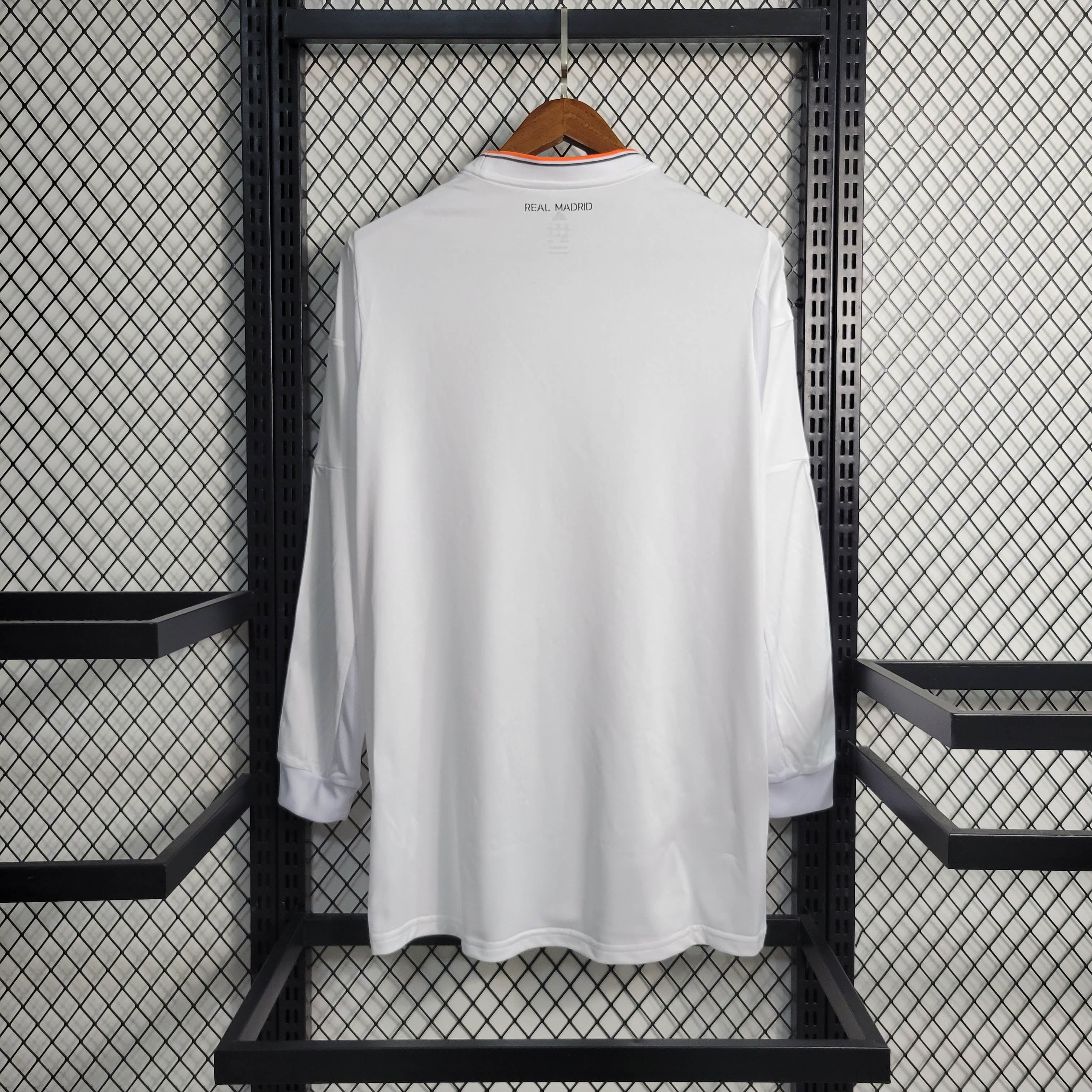 2013/2014 Retro Long Sleeve Real Madrid Home Football Shirt