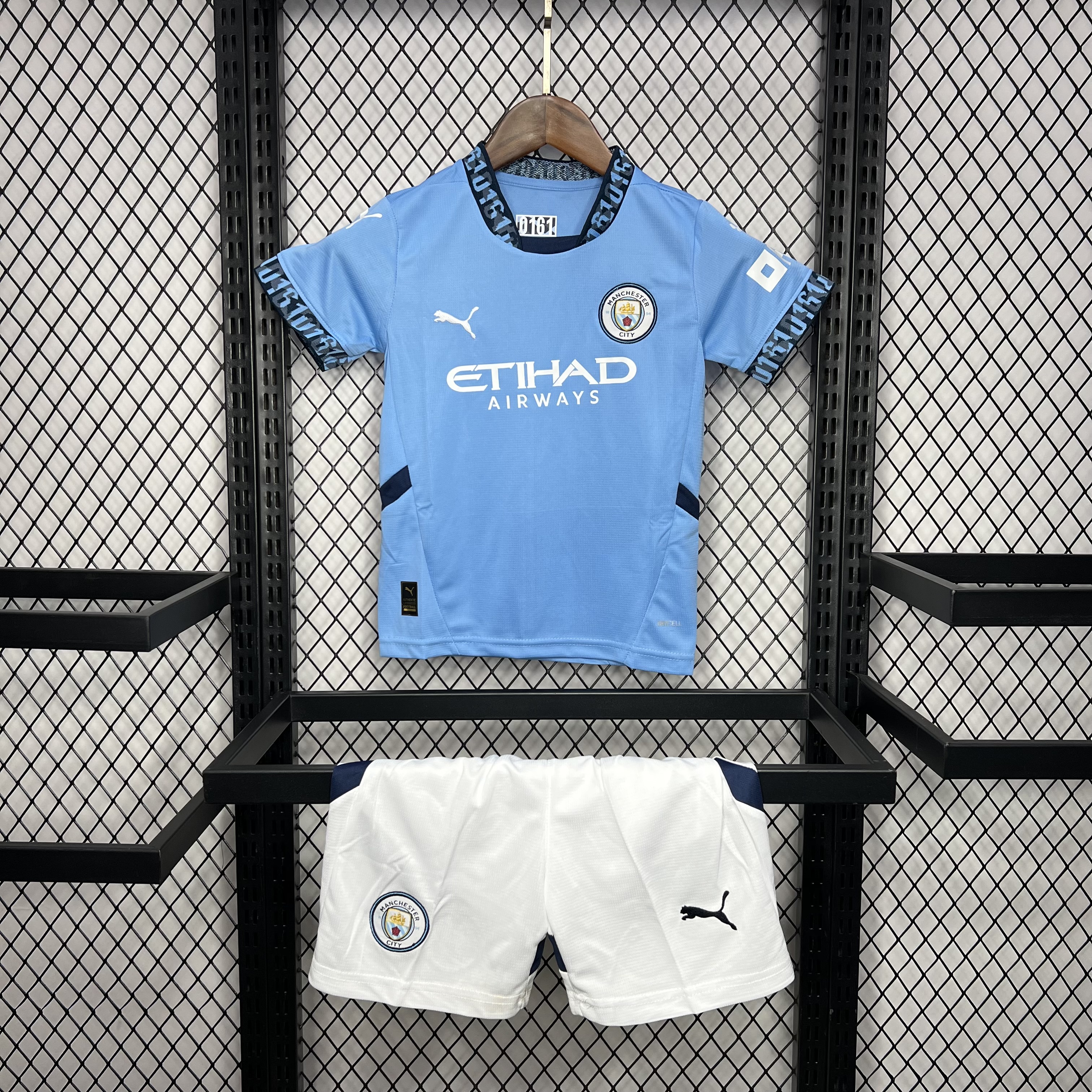 2024/2025 Manchester City Home Football Shirt Kids Size