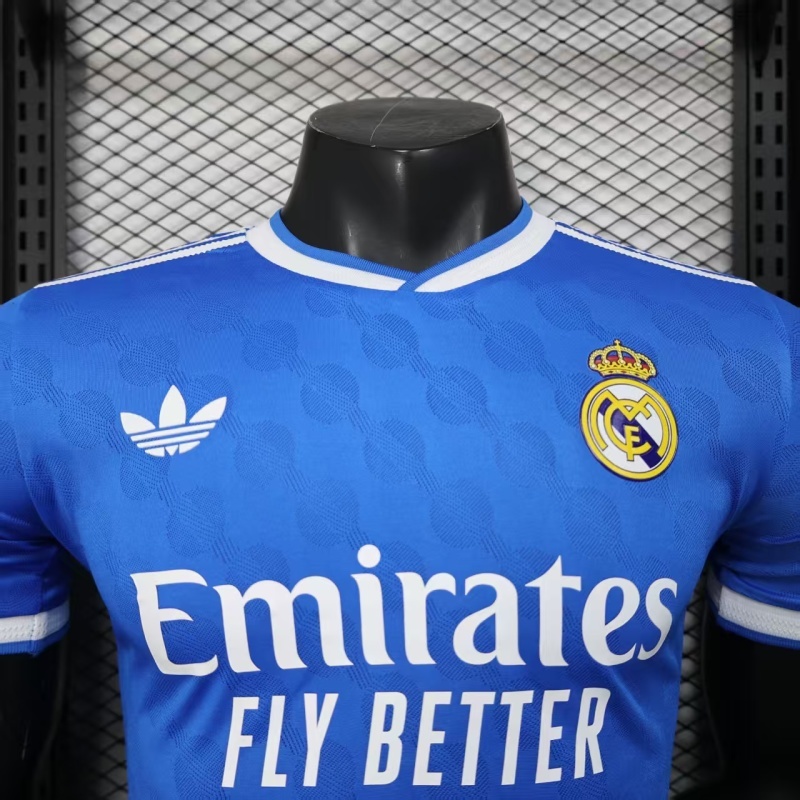 2025/2026 Player Version Real Madrid Second away game  Football Shirt