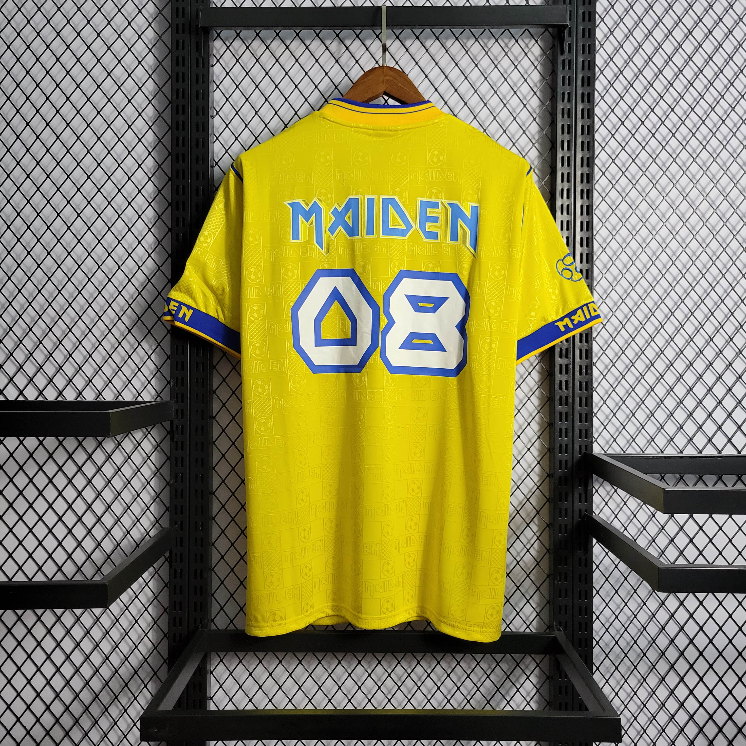 2008 Retro West Ham United Yellow Football Shirt