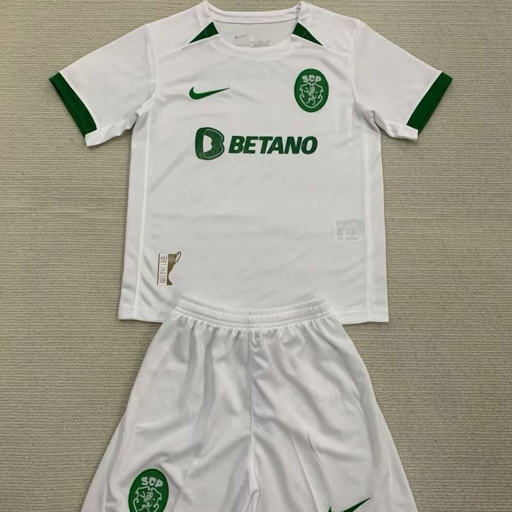 2023/2024 Sporting Lisbon 60Th Anniversary Special Edition Football Shirt Kids Size