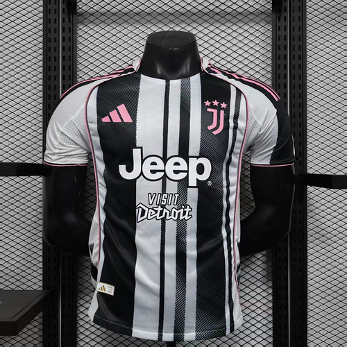2025/2026 Player Version Juventus Home Football Shirt
