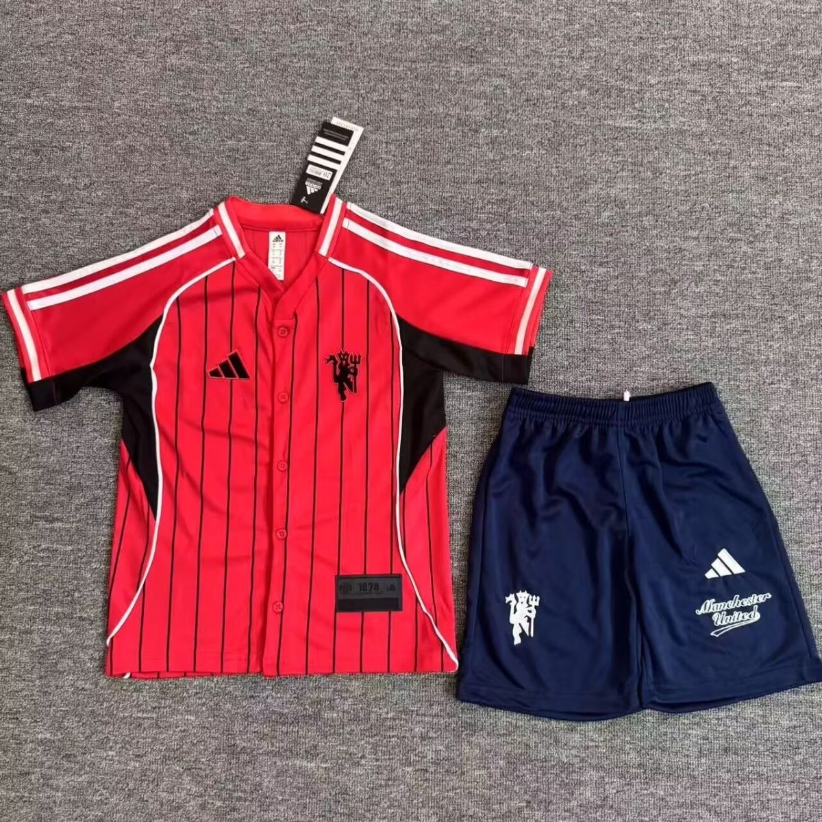 2025/2026 Manchester United BaseballFootball Shirt Kids Size 1:1 Thai Quality