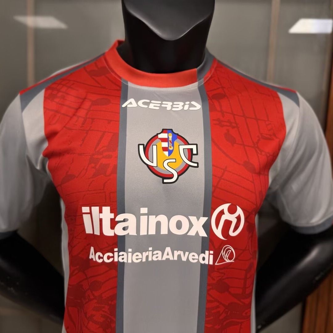 2025/2026 Cremonese Home Football Shirt 1:1 Thai Quality