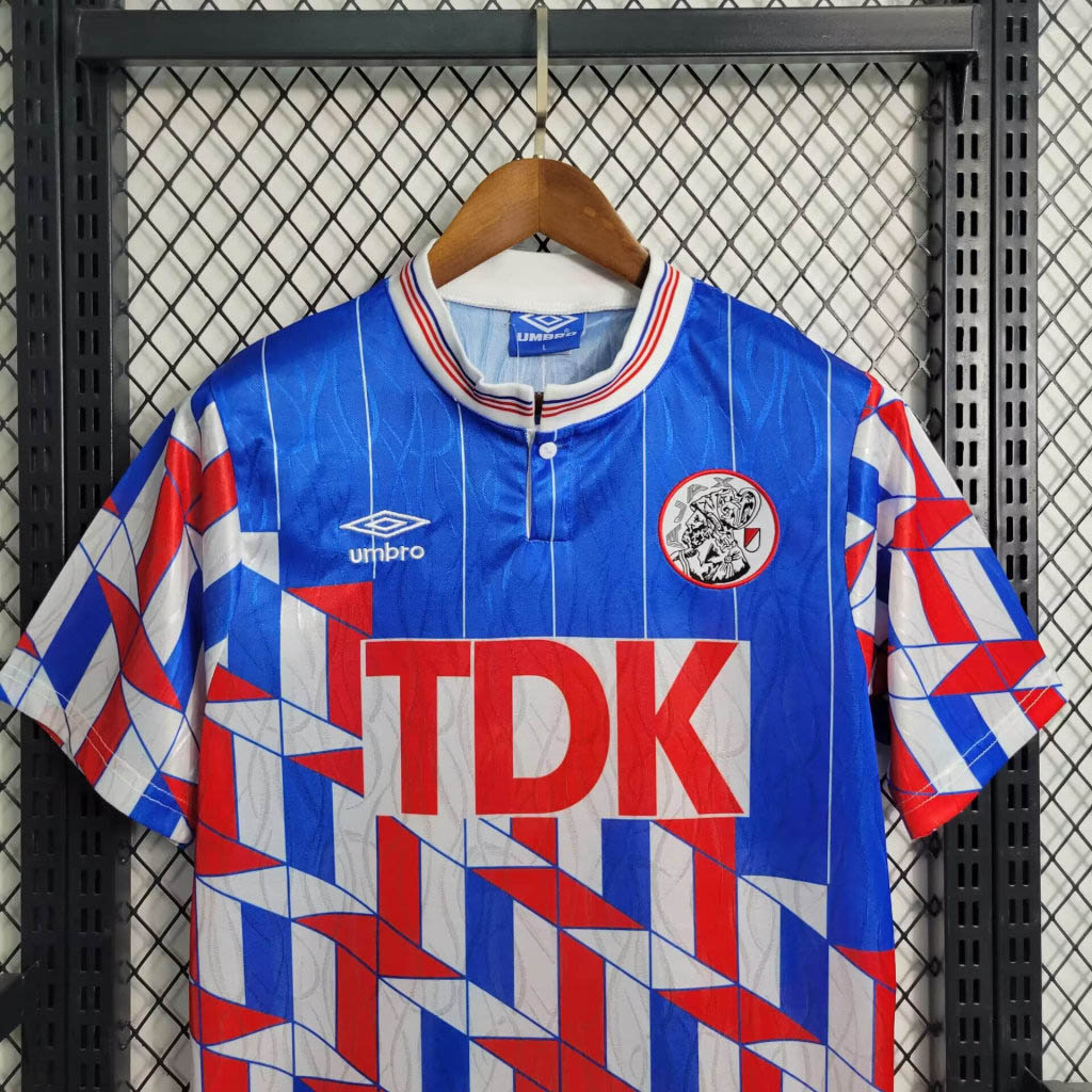 1989/1990 Retro Ajax Away Football Shirt