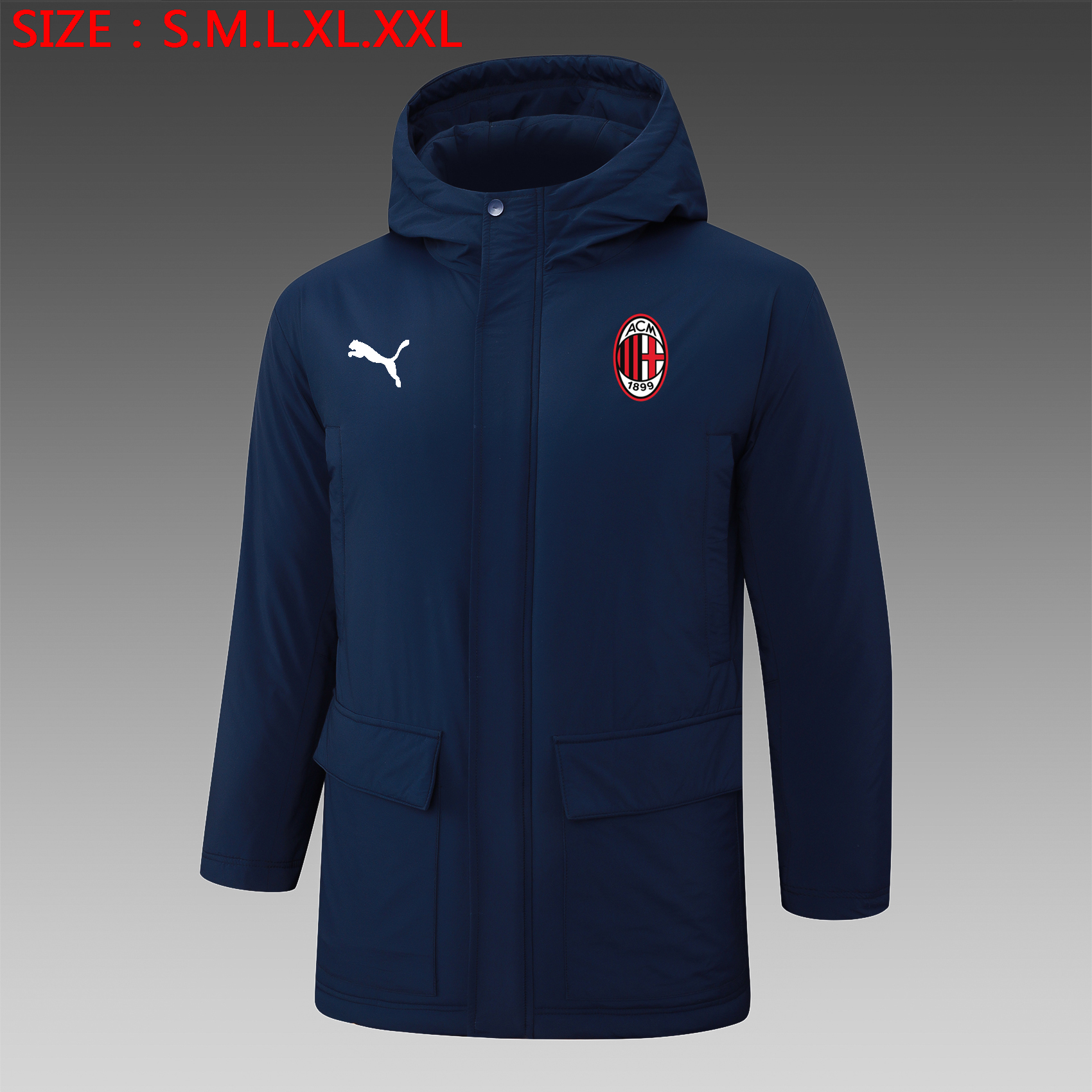 2024/2025 Ac Milan Winter Warm Cotton Coat