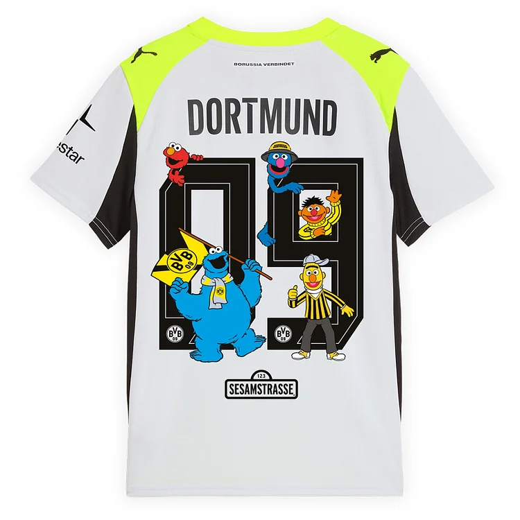 2025/2026 Dortmund BVB Auswärtstrikot 25-26 Sesamstraße  Football Shirt