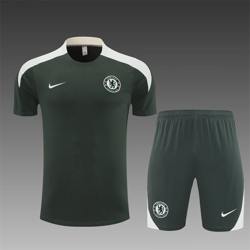 2025/2026 Chelsea Training Wear Green Set Shirt 1:1 Thai Quality