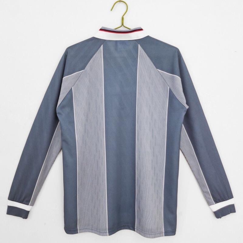 1996 Retro Long Sleeve England AwayFootball shirt 1:1 Thai Quality