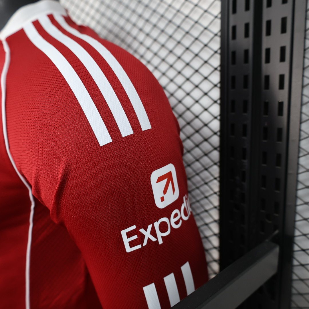 2025/2026 Player Version Long Sleeve Liverpool Away Football Shirt