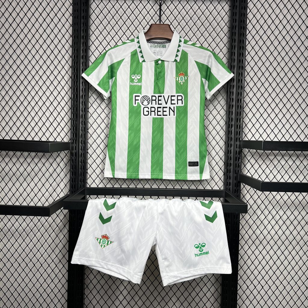 2024/2025 Real Betis Home Football Shirt Kids Size