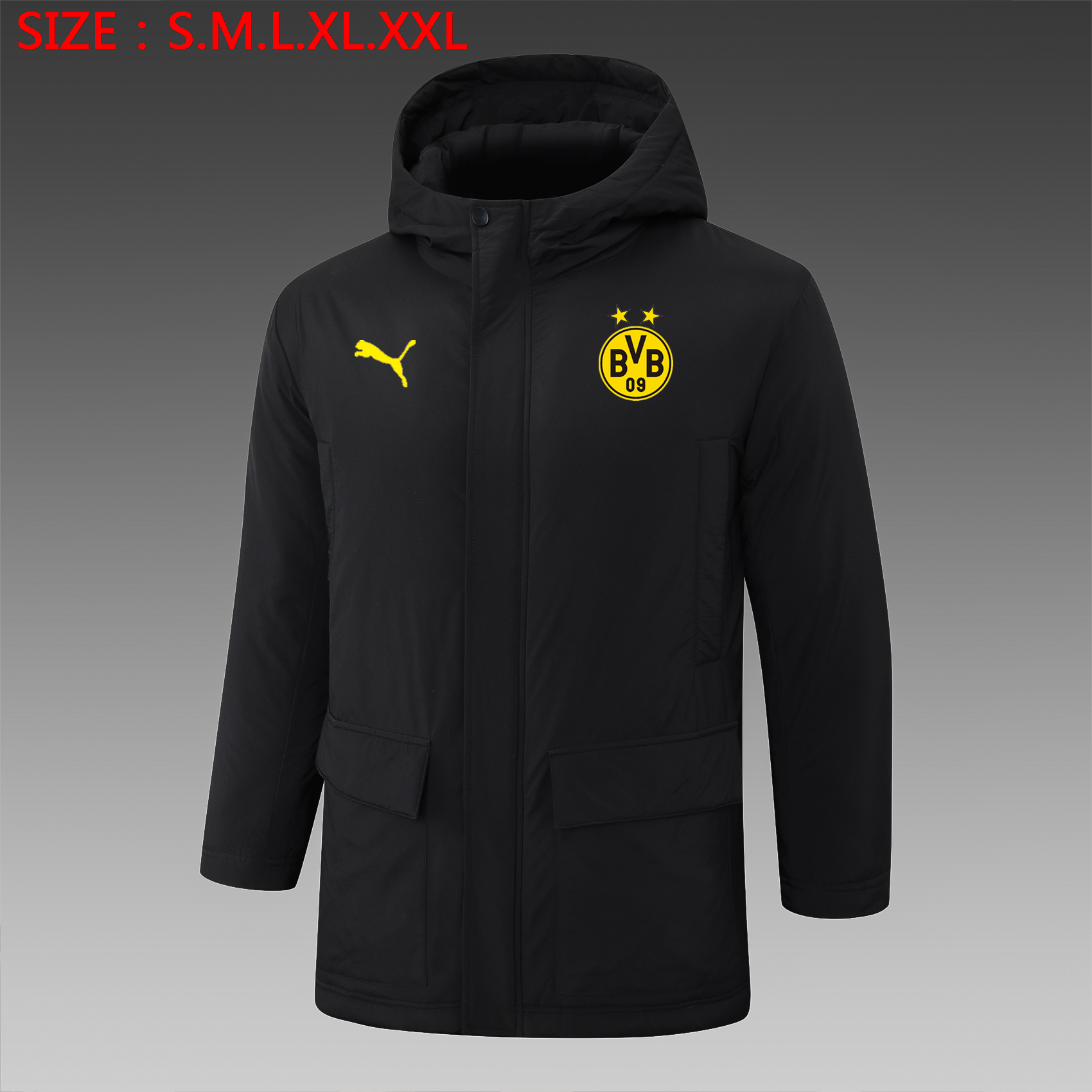 2024/2025 Dortmund Winter Warm Cotton Coat