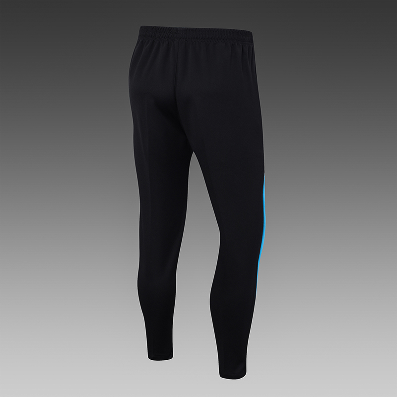 2023/2024 Al-Nassr Half-Pull Training Suit Blue Black Football Shirt Set