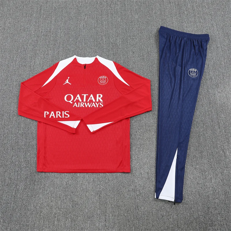 2025/2026 Paris Saint-Germain Half-Pull Training Wear Football Shirt Kids Size